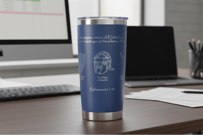 navyfull armour 20oz drink tumbler desk