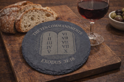 wilderness-journey-the-10-commandments-slate-coaster