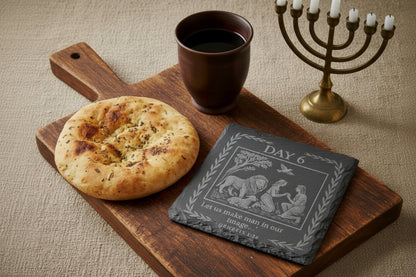 Day 6 Creation slate coaster let us make man in our image
