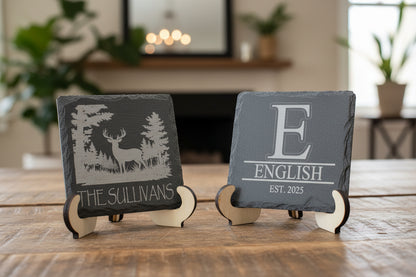 custom square coasters for housewarming and wedding gifts