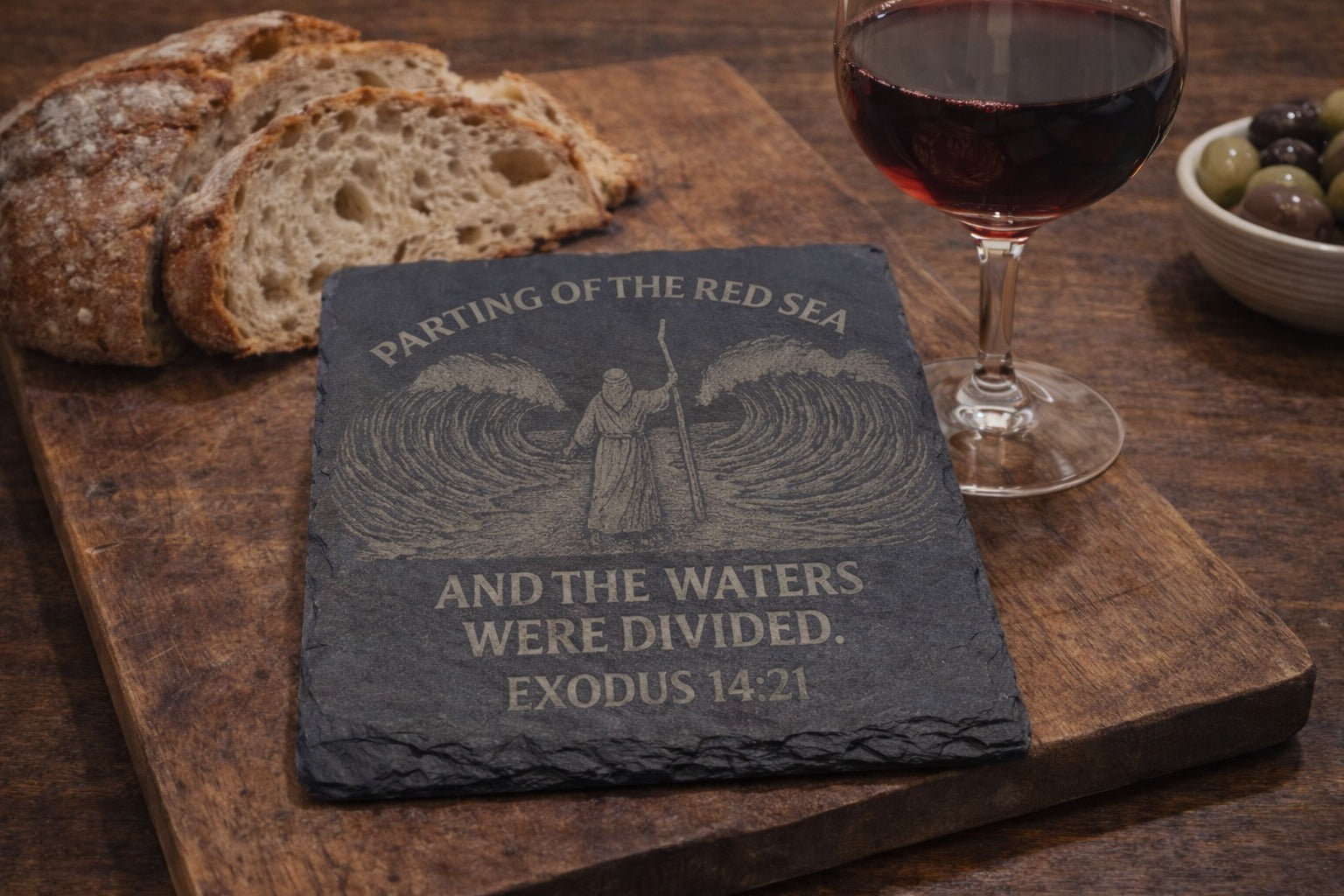 wilderness-journey-parting-the-red-sea-slate-coaster