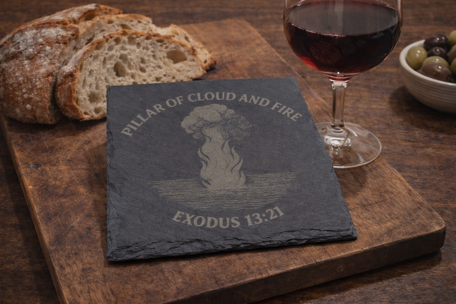 wilderness-journey-pillar-of-cloud-and-fire-slate-coaster