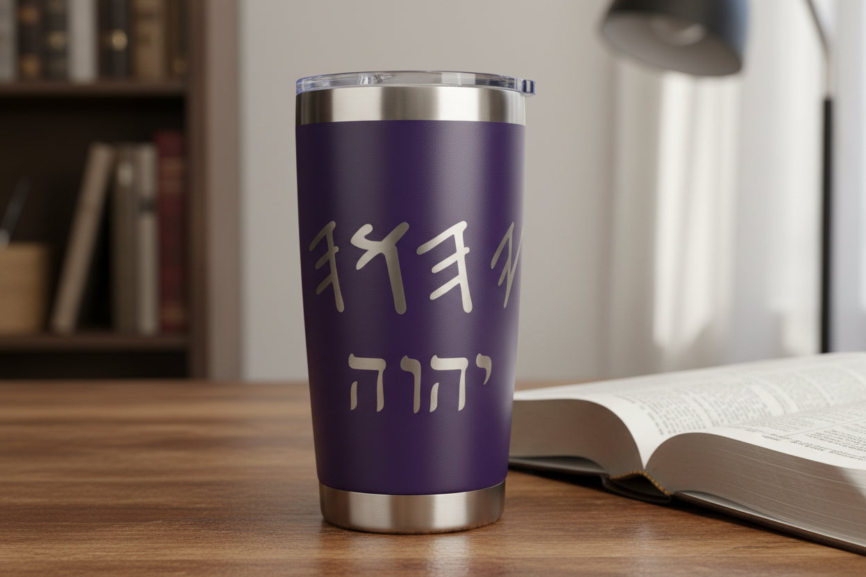 Sacred Name YHWH stainless steel tumbler