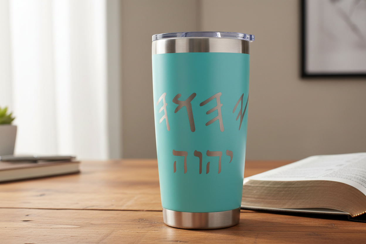 Sacred Name YHWH stainless steel tumbler