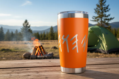 Faith based stainless steel tumbler Paleo Hebre