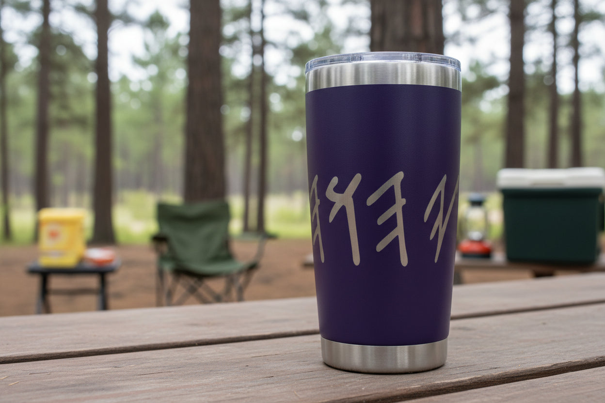 Paleo Hebrew YHWH stainless steel tumbler