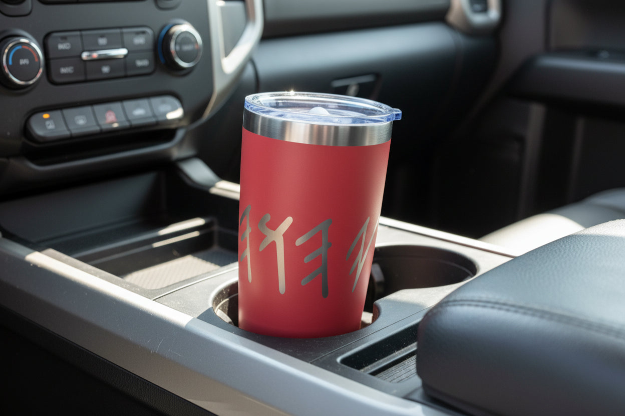 Paleo Hebrew YHWH stainless steel tumbler